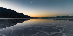 Death Valley salt flats sunset | Photo Art Print fine art photographic print