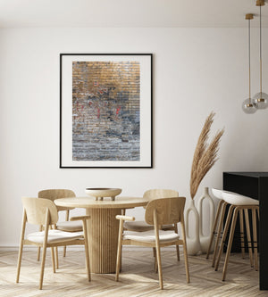 Decaying brick wall Beijing China | Photo Art Print fine art photographic print