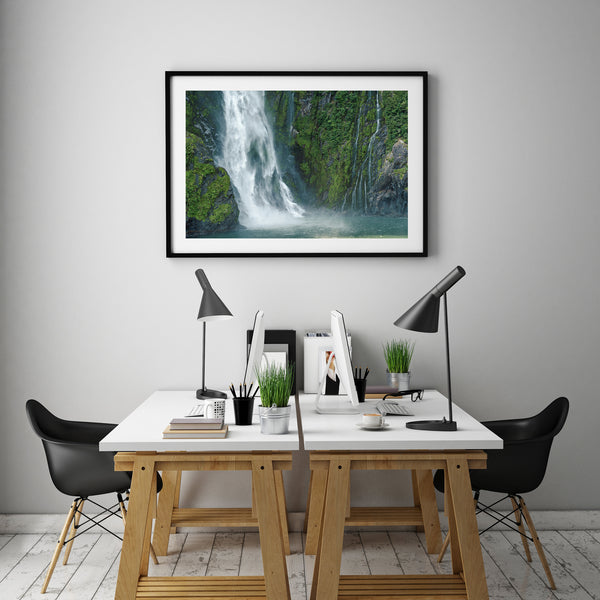 Deep forest falls in New Zealand | Photo Art Print fine art photographic print