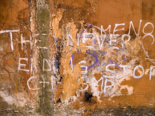 Distressed wall Graffiti in Rome Italy | Photo Art Print fine art photographic print