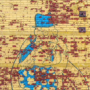 Doodle on peeling wall New York | Photo Art Print fine art photographic print