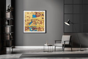 Doodle on peeling wall New York | Photo Art Print fine art photographic print