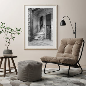 Doorway and staircase entrance Havana Cuba | Photo Art Print fine art photographic print