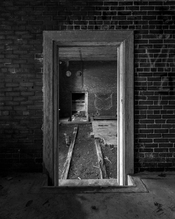 Doorways abandoned building Portland Maine | Photo Art Print fine art photographic print