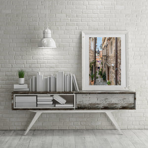 Dubrovnik Treppen und Gasse | Foto Kunstdruck Fine Art Fotodruck