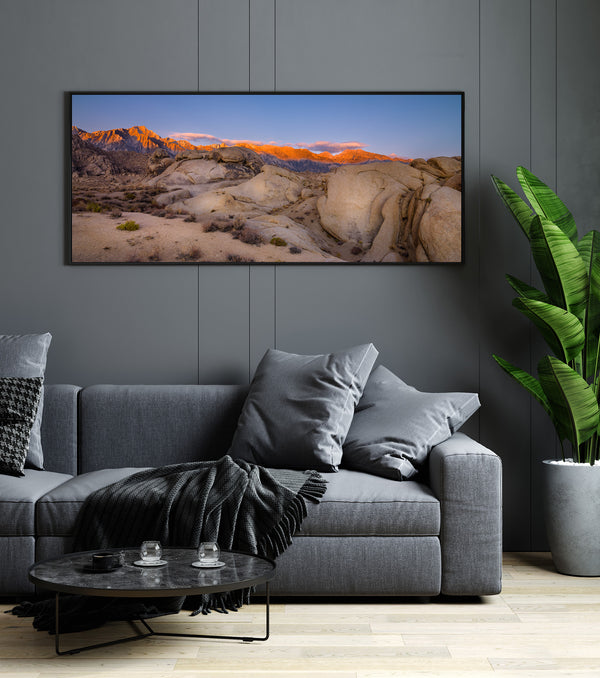 Eastern Sierra Mountains Panorama | Photo Art Print fine art photographic print
