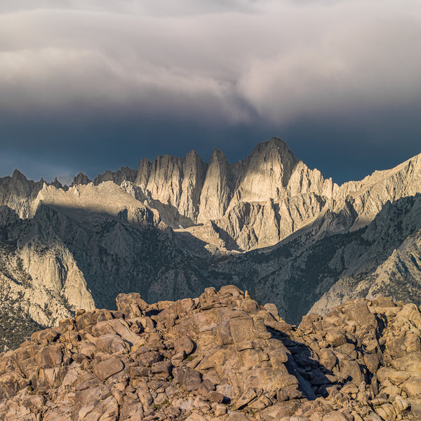 Eastern Sierra Mountains with Cloud | Photo Art Print fine art photographic print
