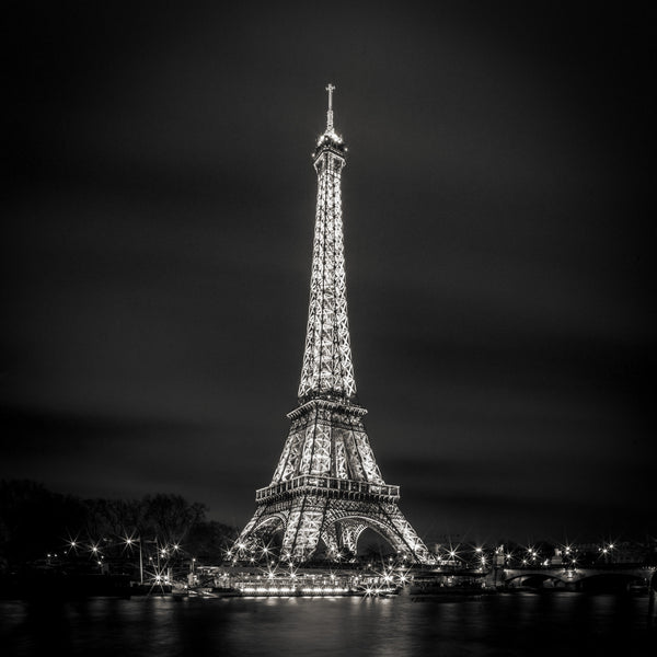 Eiffel Tower at Night | Photo Art Print fine art photographic print