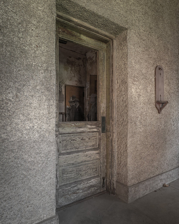 Ellis Island abandoned hospital interior decayed door | Photo Art Print fine art photographic print