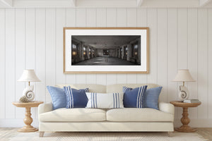 Ellis Island abandoned hospital interior wardroom | Photo Art Print fine art photographic print