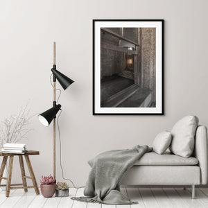 Ellis Island abandoned hospital interior window | Photo Art Print fine art photographic print