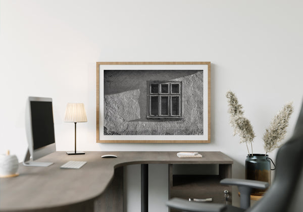 Farmhouse windows in rural Romania | Photo Art Print fine art photographic print