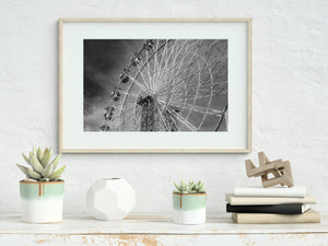 Ferris Wheel against Dark Sky in Sydney | Photo Art Print fine art photographic print