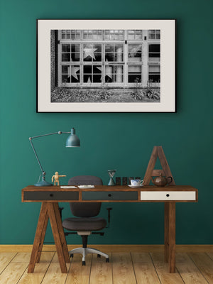 Flags in the Window Boston | Photo Art Print fine art photographic print