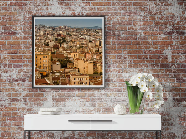 Flats in the Beyoglu area Istanbul Turkey | Photo Art Print fine art photographic print