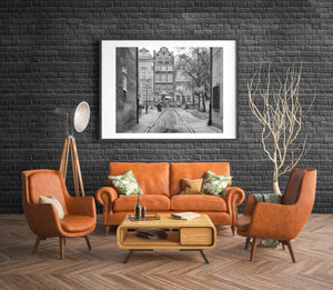Gdansk Poland city centre empty laneway | Photo Art Print fine art photographic print