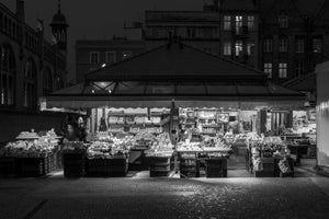 Late-Night-Obst- und Gemüsemarkt Danzig Polen | Foto Kunstdruck Fine Art Fotodruck