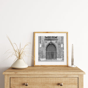 Gdansk St Marys Basilica of the Assumption ancient doors | Photo Art Print fine art photographic print