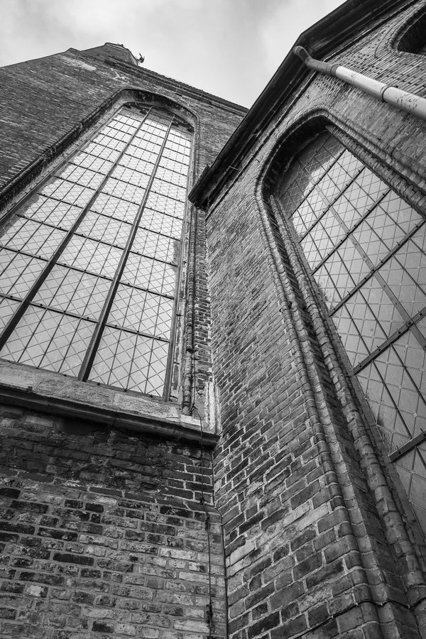 Gdansk St Marys Basilica of the Assumption ancient windows | Photo Art Print fine art photographic print
