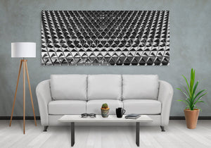 SAHMRI diagrid gevelbuitendetail | Foto Kunstprint Fine Art fotografische afdruk
