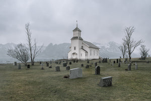 Gimsoy kirke Vagan | Photo Art Print fine art photographic print