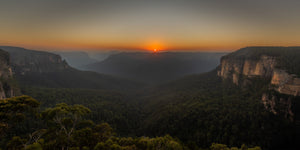 Govetts Leap Blue Mountains Sonnenaufgang | Foto Kunstdruck Fine Art Fotodruck