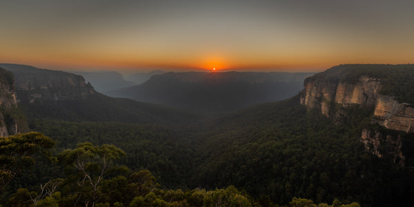 Govetts Leap Blue Mountains sunrise | Photo Art Print fine art photographic print