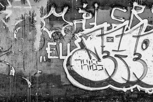 Graffiti on a wall in Bucharest Romania | Photo Art Print fine art photographic print