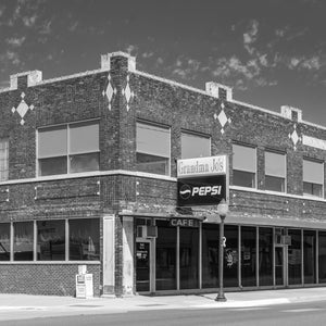Oma Jos Restaurant Route 66 Sidney Nebraska | Foto Kunstdruck Fine Art Fotodruck