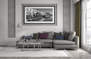 Harbor Fish Market Maine harbor at sunrise | Photo Art Print fine art photographic print