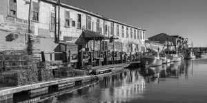 Harbor Fish Market Maine harbor at sunrise | Photo Art Print fine art photographic print