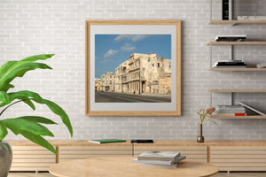 Havana Harbor front buildings in Cuba | Photo Art Print fine art photographic print