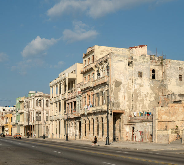 Havana Harbor front buildings in Cuba | Photo Art Print fine art photographic print