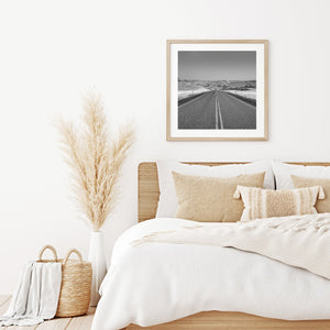 Highway road Wyoming | Photo Art Print fine art photographic print