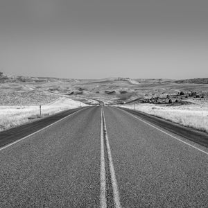 Highway road Wyoming | Photo Art Print fine art photographic print