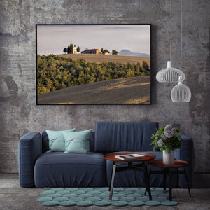 Hillside House with breathtaking views in Tuscany | Photo Art Print fine art photographic print