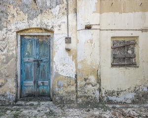 History is seen on the walls of an old home in Ooty India | Photo Art Print fine art photographic print
