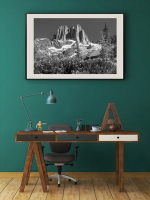 Howser Spire Mountain peak Canadian Rockies | Photo Art Print fine art photographic print