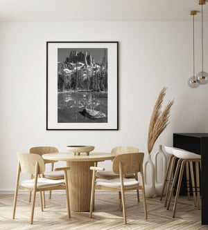 Howser Spire Mountain peak and reflection | Photo Art Print fine art photographic print