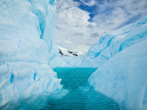Iceberg natural water pool in Antarctica | Photo Art Print fine art photographic print