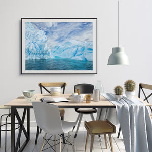 Icebergs natural abstract form art Antarctica | Photo Art Print fine art photographic print