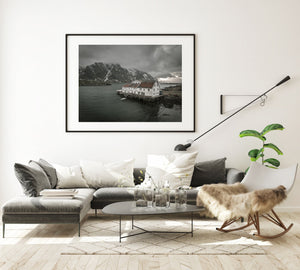 Joh L Ustad Sjohus Old Hotel | Photo Art Print fine art photographic print