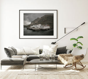 Joh L Ustad Sjohus decaying hotel | Photo Art Print fine art photographic print