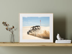Lancelin sand dunes racing | Photo Art Print fine art photographic print