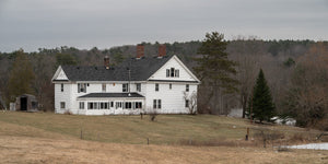 Large white house rural Maine | Photo Art Print fine art photographic print