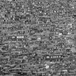 Larung Gar China Buddhist Settlement in Black and White | Photo Art Print fine art photographic print
