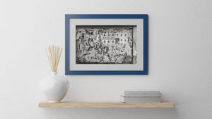 Liberty Newspaper billboards on grunge wall Toronto | Photo Art Print fine art photographic print