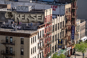 Lower Manhattan buildings with Graffiti | Photo Art Print fine art photographic print