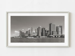 Lower Manhattan skyline from East River | Photo Art Print fine art photographic print