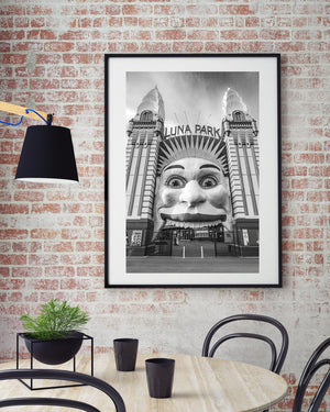 Entrada frontal al Luna Park | Foto Impresión de arte Fine Art impresión fotográfica